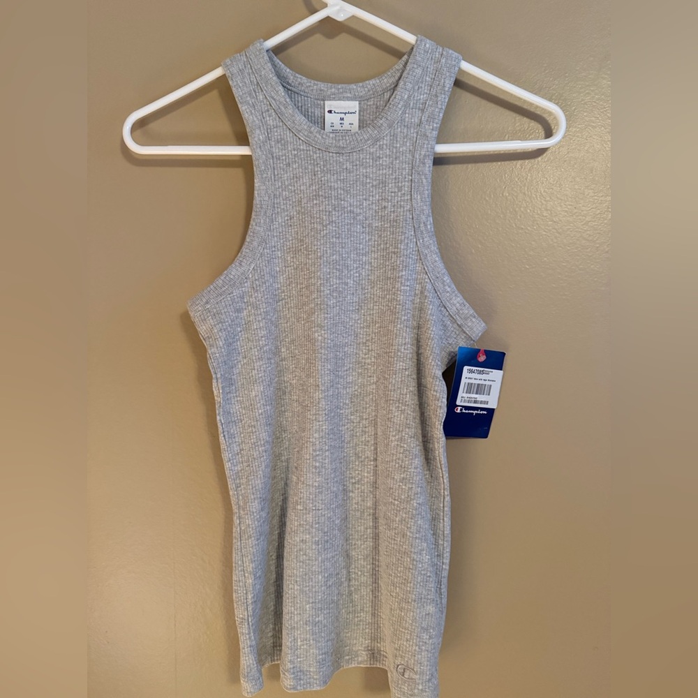 NWT Champion Racerback Robbed tee
Gray - Size Medium